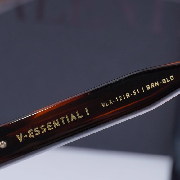 Valentino V-ESSENTIAL I VLX-121B Square Eyeglasses - Brown Swirl 51mm - Picture 10 of 10